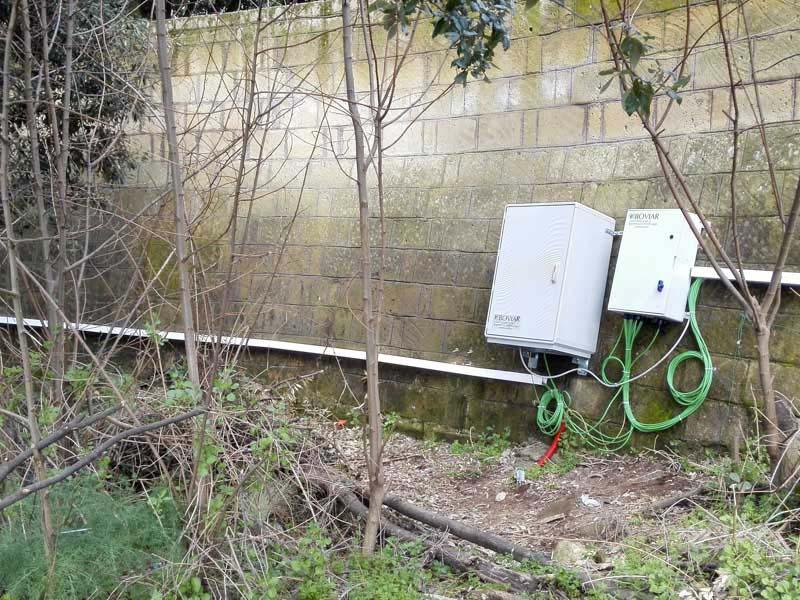 monitoraggio di costoni tufacei coroglio
